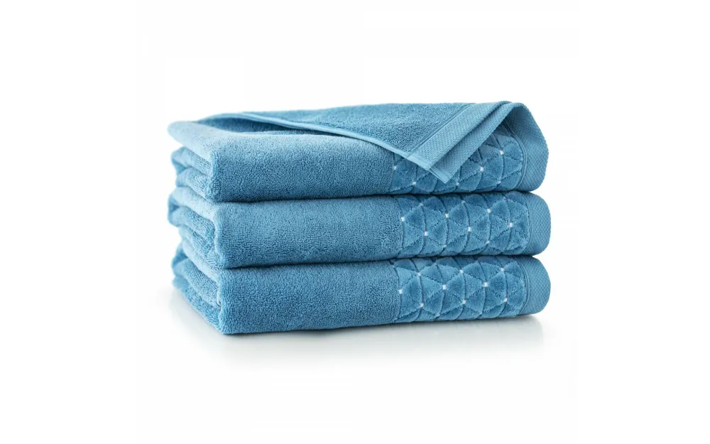 Ręcznik Oscar AB 70x140 niebieski niagara frotte 500 g/m2 Zwoltex