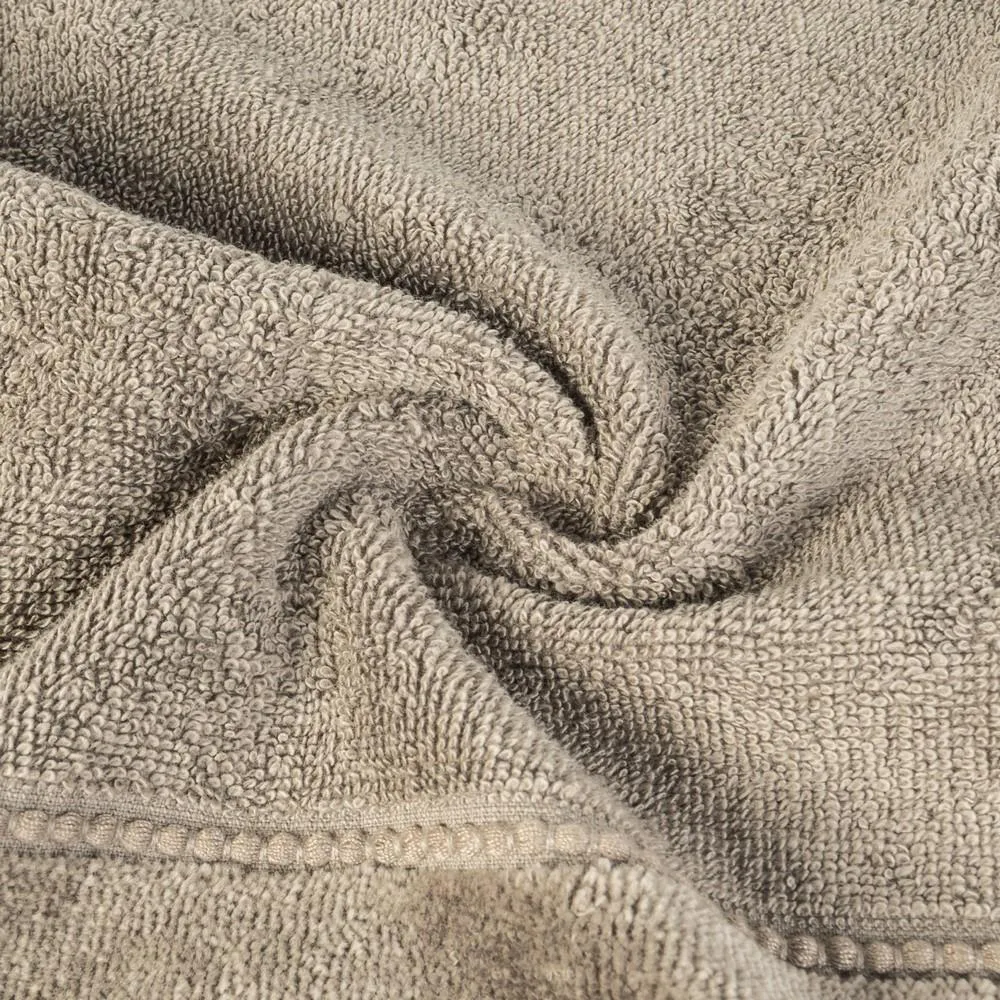 Ręcznik Mari 50x90 brązowy jasny 500g/m2 frotte Eurofirany
