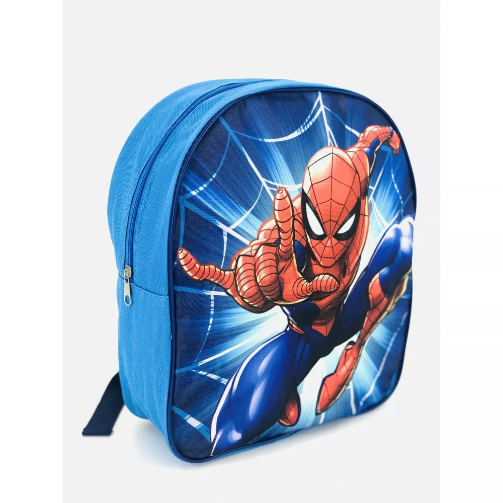 Plecak do przedszkola Spiderman 5  niebieski czerwony jednokomorowy P24