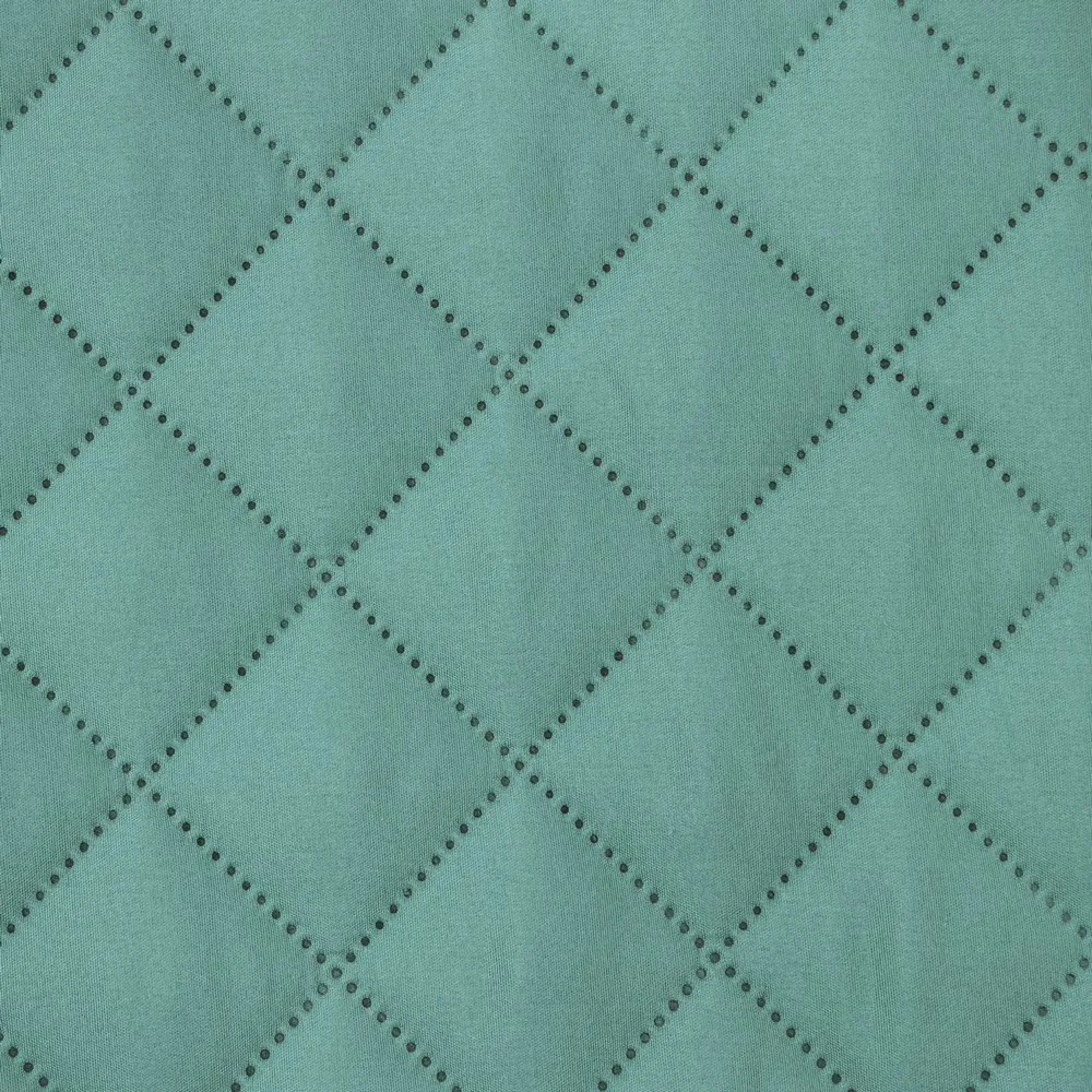 Narzuta dekoracyjna na fotel 70x160 Alara 3 turkusowa wzór geometryczny w romby