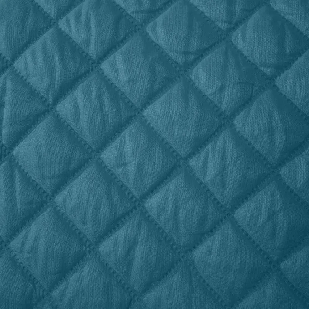 Narzuta dekoracyjna 220x240  Alara 3 niebieska wzór geometryczny w romby