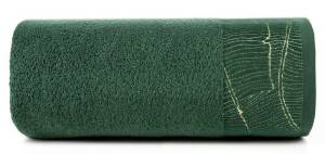 Ręcznik Metalic 70x140 zielony 485g/m2 frotte Eurofirany
