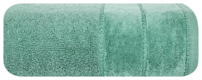 Ręcznik Mari 70x140 zielony ciemny 500g/m2 frotte Eurofirany
