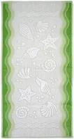 Ręcznik Flora Ocean 50x100 zielony bawełniany frotte 380 g/m2 Greno