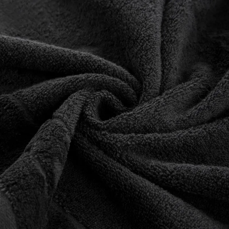 Ręcznik Damla 70x140 czarny frotte 500 g/m2 Eurofirany