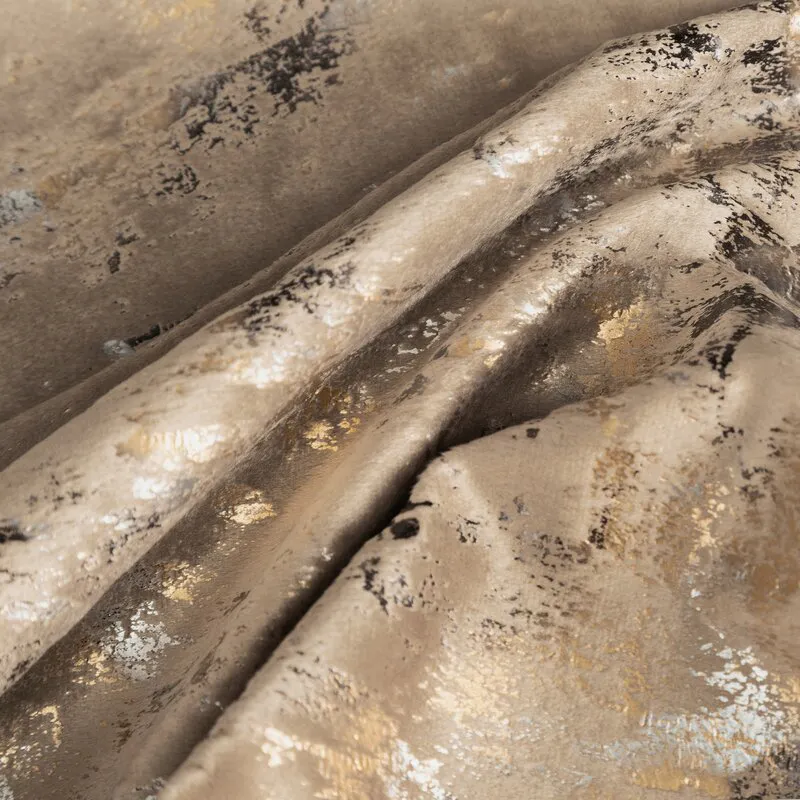 Zasłona gotowa Tami 140x250 brązowa  welurowa na przelotkach Eurofirany