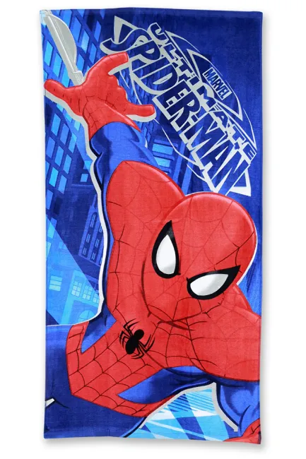 Ręcznik plażowy 70x140 Spiderman 9723 Człowiek Pająk dziecięcy