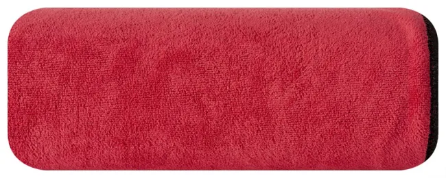 Ręcznik szybkoschnący 80x160 Iga czerwony 380 g/m2 z mikrofibry Eurofirany