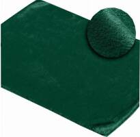 Dywanik łazienkowy 60x90 Emilio zielony ciemny dekoracyjny miękki futerkowy Eurofirany