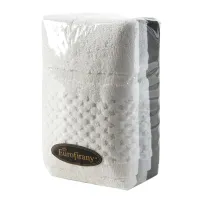 Komplet ręczników 3 cz. 3x30x50 biały beżowy czarny 550 g/m2 frotte zestaw upominkowy 23