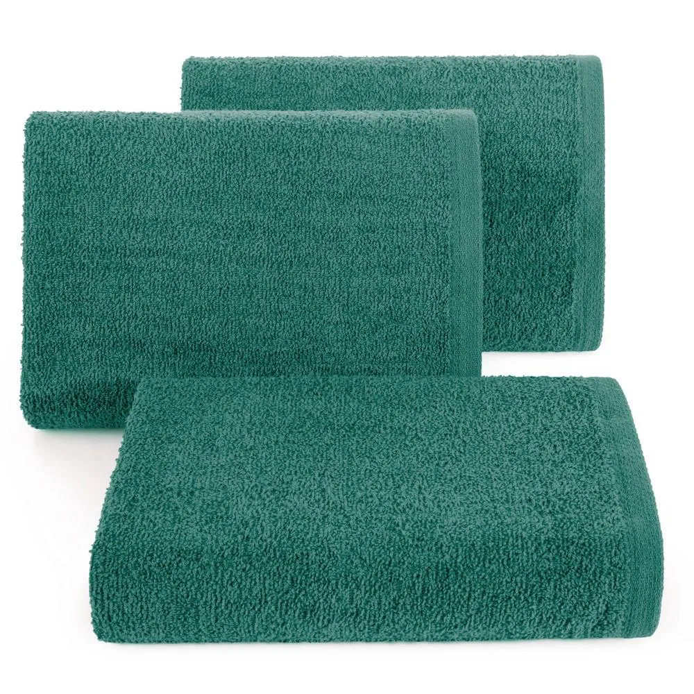 Ręcznik Gładki 1 50x100  zielony ciemny 400g Eurofirany