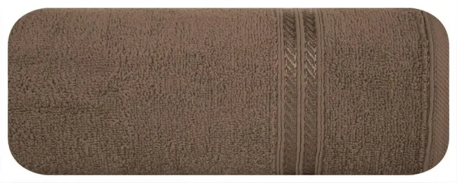 Ręcznik Lori 70x140 brązowy 450g/m2 Eurofirany