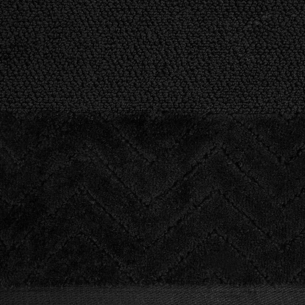 Ręcznik 70x140 Zoe 06 czarny 500g/m2 Eurofirany