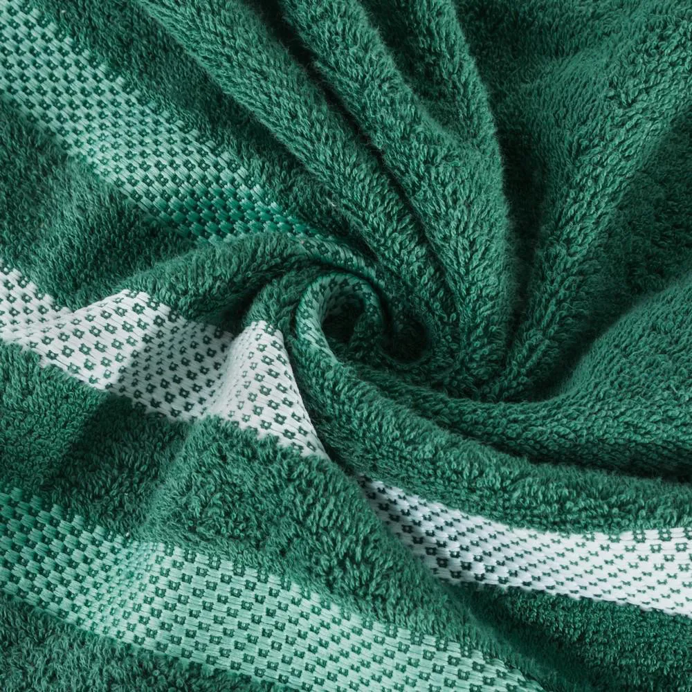 Ręcznik Gracja 30x50  zielony ciemny 500g/m2 frotte Eurofirany