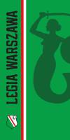 Ręcznik bawełniany 70x140 Legia Warszawa Herb Syrenka Warszawska 5289