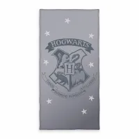 Ręcznik plażowy 70x140 Harry Potter  szary dziecięcy welurowy H24