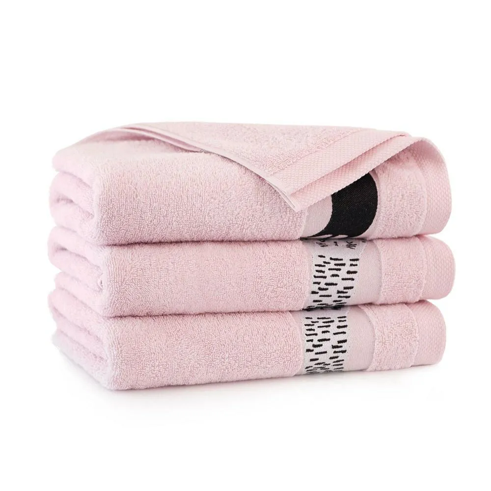 Ręcznik 50x70 Koty Balerina-5222 różowy frotte bawełniany dziecięcy