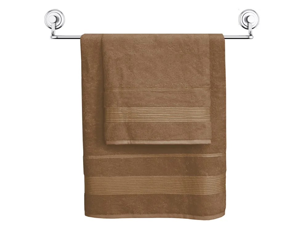 Ręcznik Moreno 50x90 Bamboo brązowy jasny frotte 500g/m2 Darymex