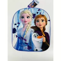 Plecak 3D do przedszkola Frozen 5 Anna  Elsa błękitny P24