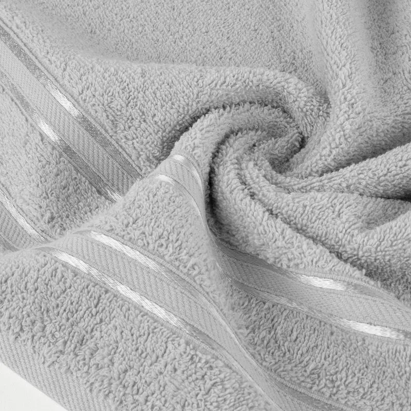Ręcznik Manola 30x50 srebrny 480 g/m2  frotte bawełniany Eurofirany