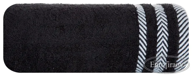 Ręcznik Mona  50x90 30 czarny frotte 500 g/m2 Eurofirany
