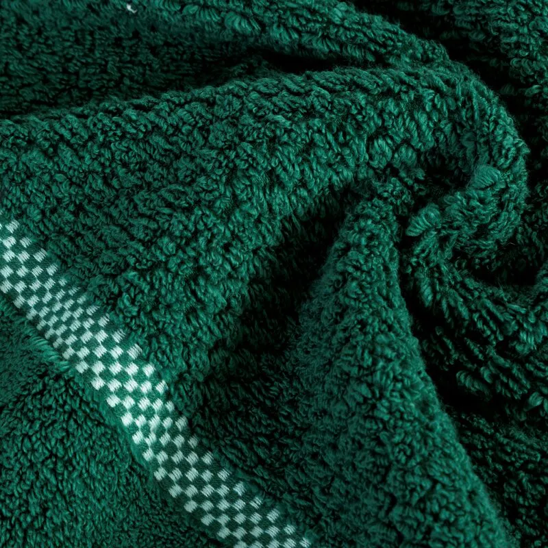 Ręcznik Caleb 70x140 11 zielony ciemny  540g/m2 Eurofirany