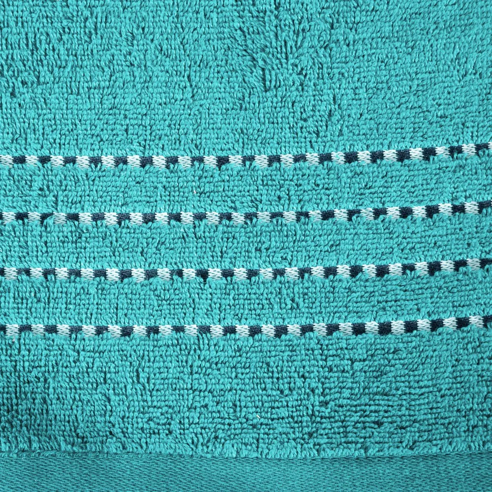 Ręcznik 30x50 Fiore  turkusowy jasny 500g/m2 Eurofirany