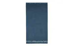 Ręcznik Grafik 70x140 niebieski indygo    450 g/m2