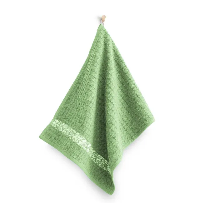 Ręcznik kuchenny Mięta 30x50 Ornament zielony juka 8273/1/5610