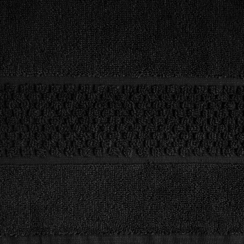 Dywanik łazienkowy 50x70 Caleb czarny  bawełniany 650g/m2 Eurofirany