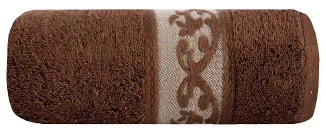 Ręcznik Cezar 50x90 brązowy 04 frotte 600 g/m2 z bawełny egipskiej