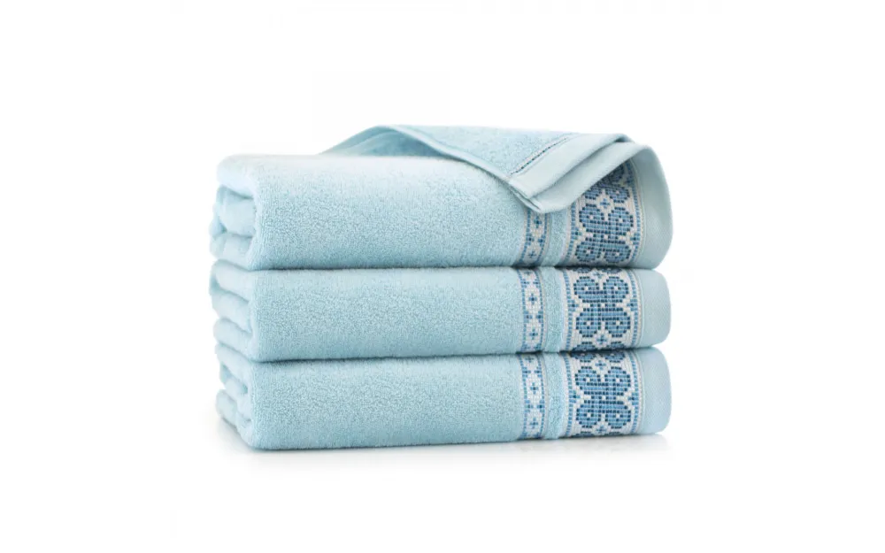 Ręcznik La Boca 70x140 niebieski frotte   420 g/m2 Zwoltex 23