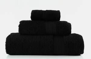 Ręcznik Egyptian Cotton 30x50 czarny 600 g/m2 frotte z bawełny egipskiej
