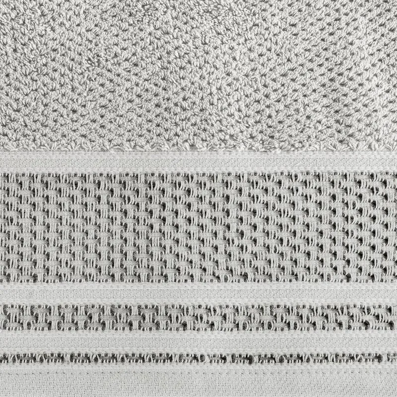Ręcznik 50x90 Suzana srebrny frotte  500g/m2 Eurofirany