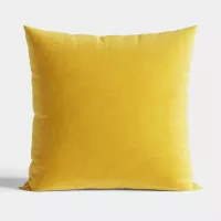 VELVI Poszewka dekoracyjna, 40x40cm, kolor 009 żółty VELVI0/POP/009/040040/1