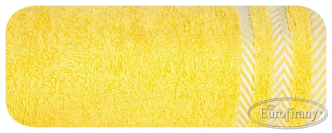 Ręcznik Mona  50x90 06 żółty frotte 500 g/m2 Eurofirany