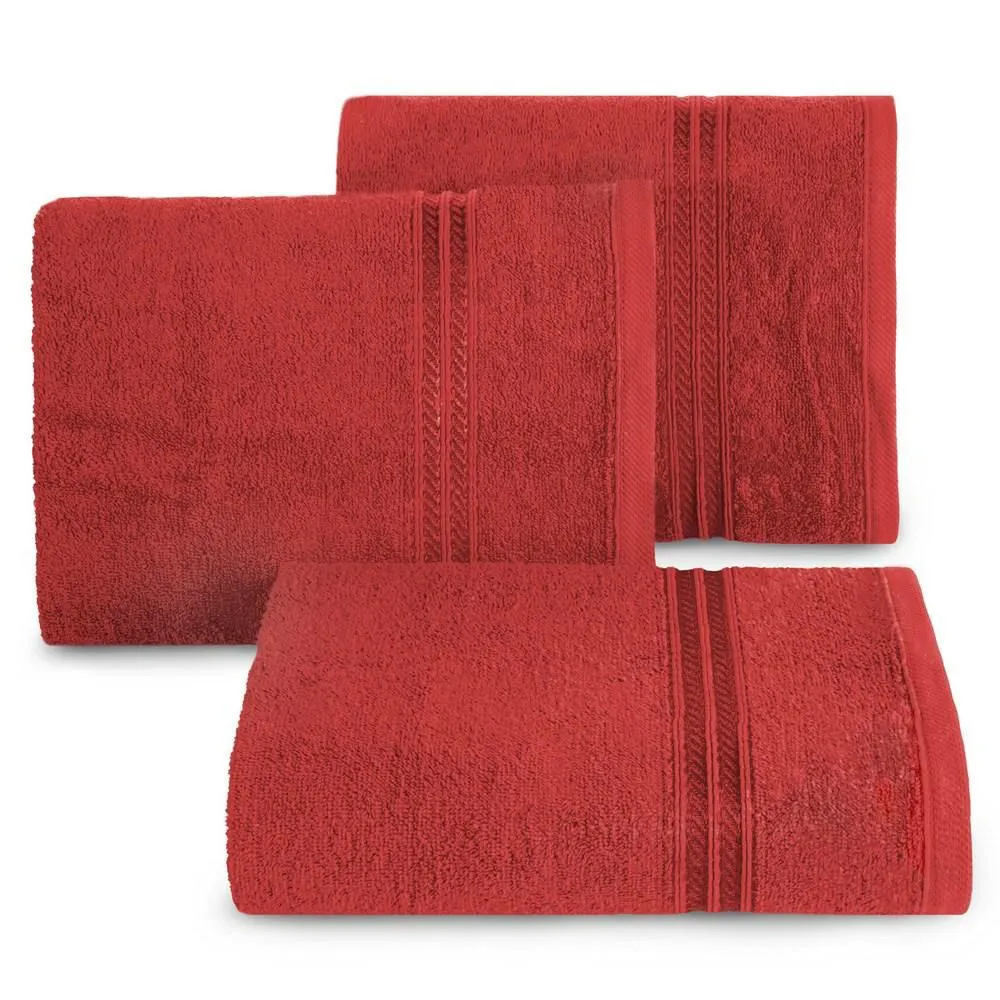Ręcznik Lori 50x90 czerwony 450g/m2 Eurofirany