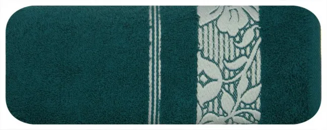 Ręcznik Sylwia 50x90 turkusowy 500g/m2 frotte Eurofirany