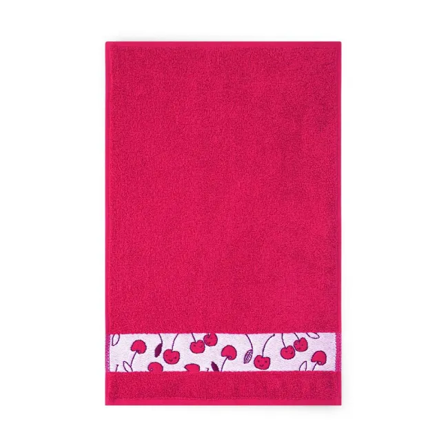 Ręcznik 30x50 Wiśnia Malinowy-5314 różowy frotte bawełniany dziecięcy do przedszkola