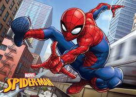 Dywanik łazienkowy 40x60 Spiderman Człowiek Pająk do pokoju dziecięcego