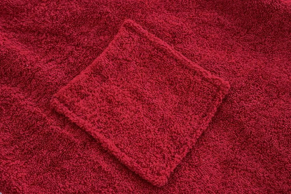 Ręcznik męski do sauny Kilt S/M czerwony  frotte bawełniany