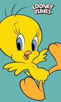 Ręczniczek do przedszkola 30x50 Looney Tunes Kanarek Tweety 7709 dziecięcy bawełniany do rąk