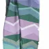 Ręcznik plażowy 90x180 Trendy zielony     fioletowy geometria z frędzlami Plaża 23