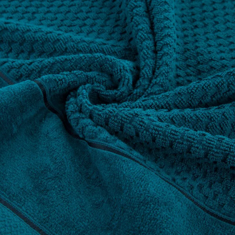 Ręcznik Frida 70x140 turkusowy frotte  500g/m2 Eurofirany