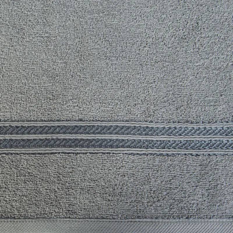 Ręcznik Lori 70x140 stalowy 450g/m2 Eurofirany