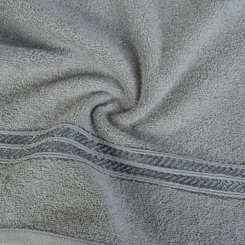 Ręcznik Lori 70x140 stalowy 450g/m2 Eurofirany