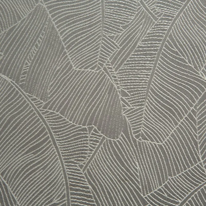 Obrus 140x220 Isla srebrny welurowy wzór  żakardowy Eurofirany