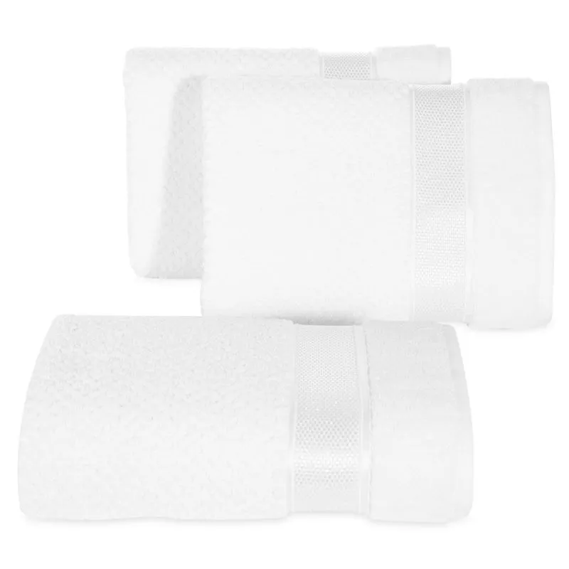 Ręcznik Milan 30x50 biały frotte 500  g/m2 Eurofirany