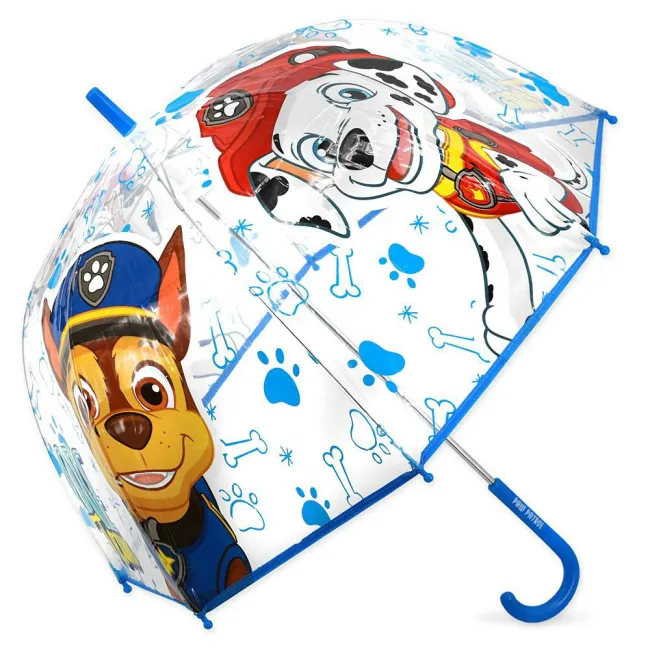 Parasolka dla dzieci Psi Patrol Paw 1572 Pieski Chase Marshall parasol przeźroczysty