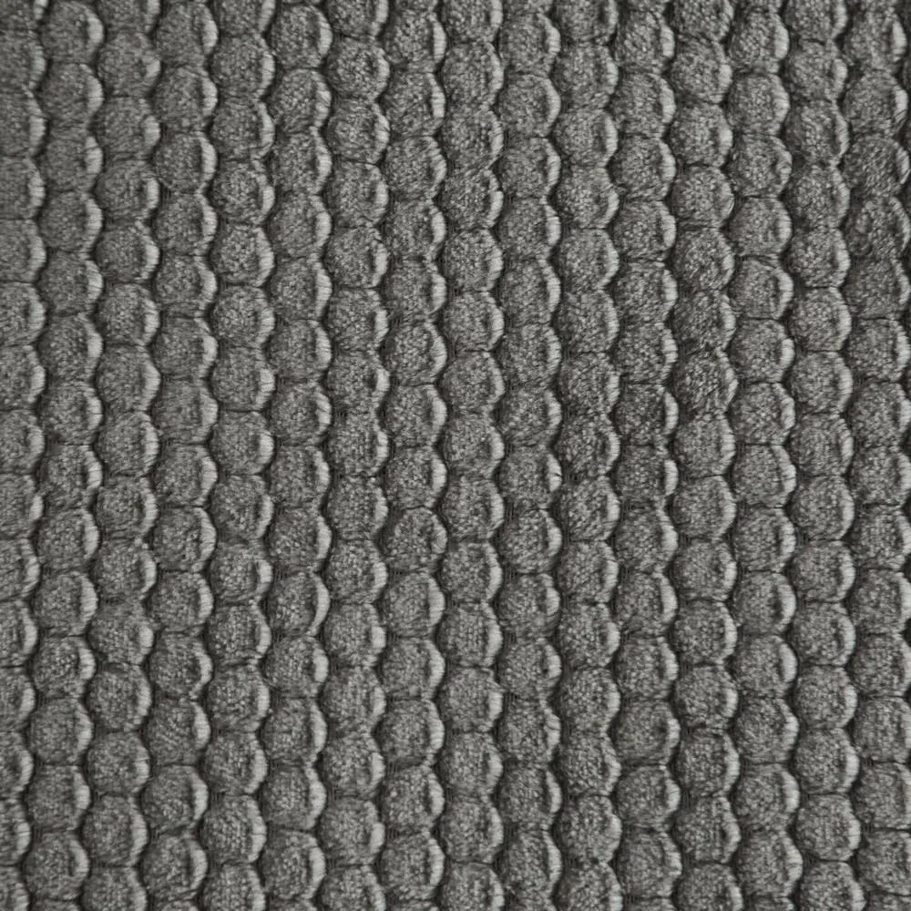 Koc narzuta z mikrofibry 150x200 Zoe grafitowy plaster miodu dekoracyjny geometria Eurofirany